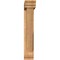 Ekena Millwork Traditional Traditional Smooth Bracket w/ Offset Brace, Western Red Cedar, 5 1/2"W x 28"D x 32"H BKT0604X28X32TRA01SWR - alternate 3